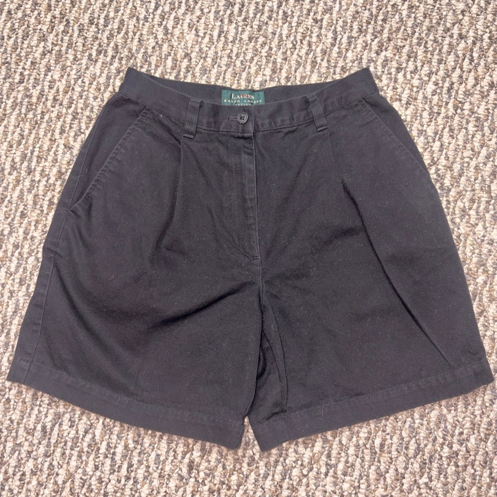 Lauren Ralph Lauren Black Women's Bermudas